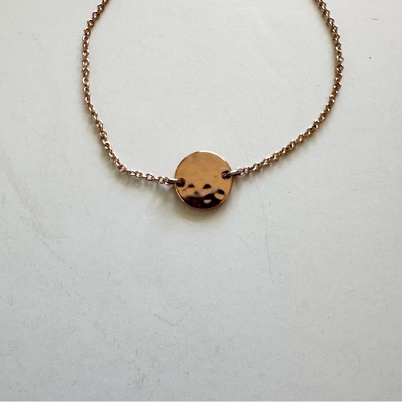 Pura Vida x ASPYN OVARD Rose Gold Bracelet Minimalist Design - Picture 2 of 5